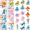48 Sheets Ocean Stickers for Kids, Make Your Own Under The Sea Life Stickers for Ocean Party Favors Summer Beach Crafts Activities Mermaid Party
